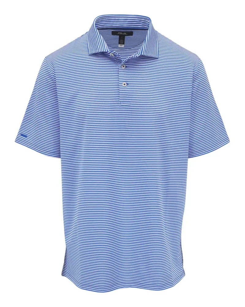 Ralph Lauren Gestreiftes Jersey-Poloshirt - Blau Blau
