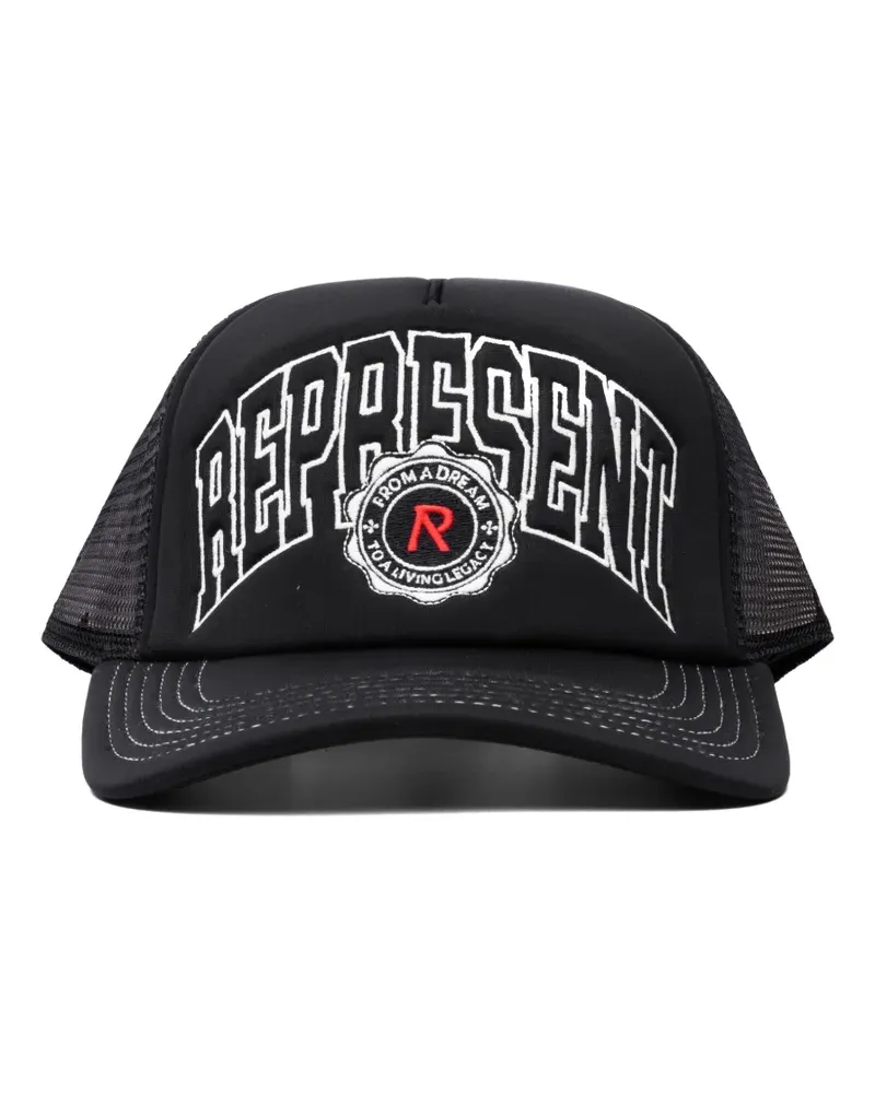 REPRESENT Baseballkappe mit Stickerei - Schwarz Schwarz