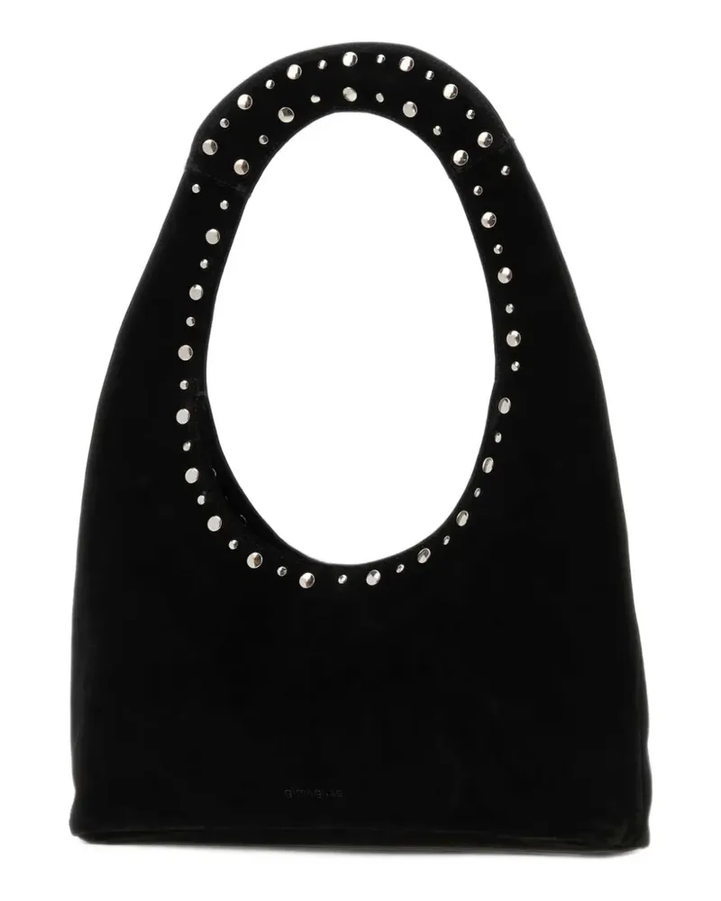 GIMAGUAS Franca Schultertasche mit Nieten - Schwarz Schwarz