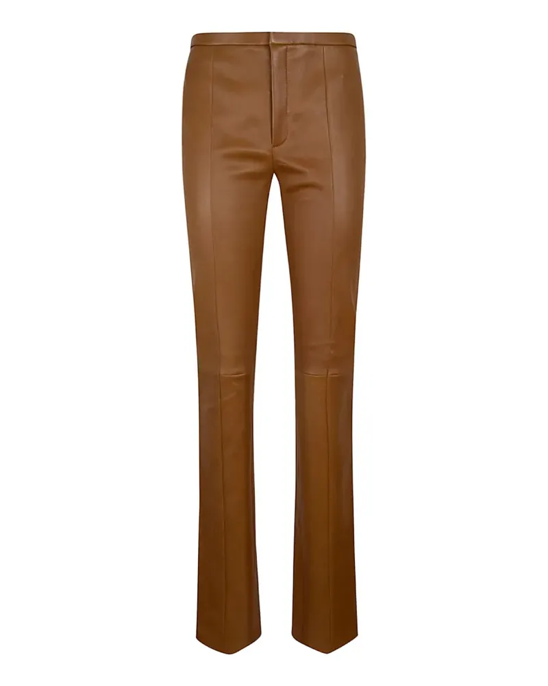Stouls Lederhose mit Ziernaht - Nude Nude
