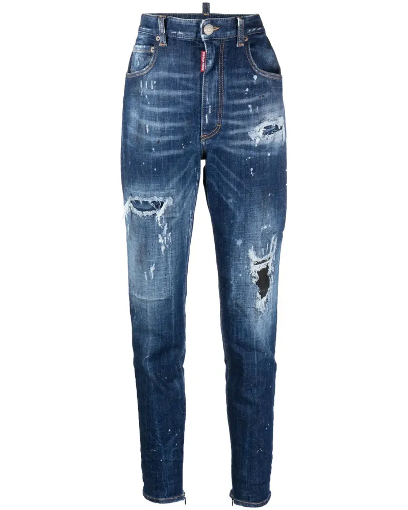 Dsquared2 Tapered-Jeans - Blau Blau