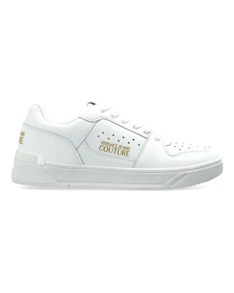 Versace Jeans Sneakers mit Logo-Print - Weiß Weiß