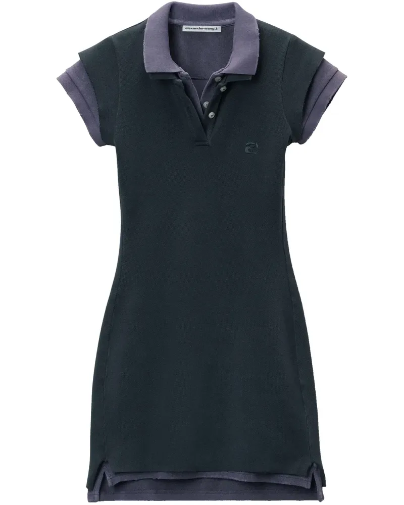 Alexander Wang Minikleid im Layering-Look - Blau Blau