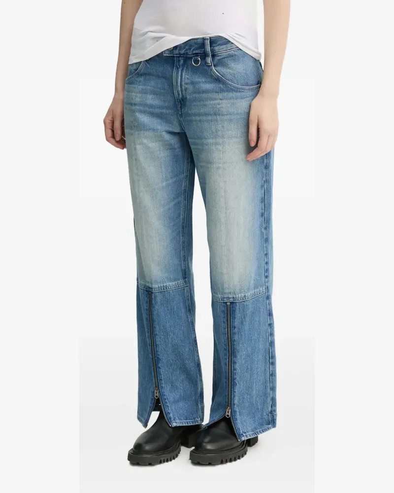 G-STAR RAW zip-hem jeans - Blau Blau