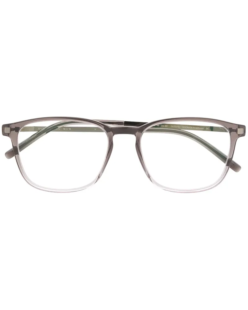 Mykita Eckige 'Tuktu' Brille - Grau Grau