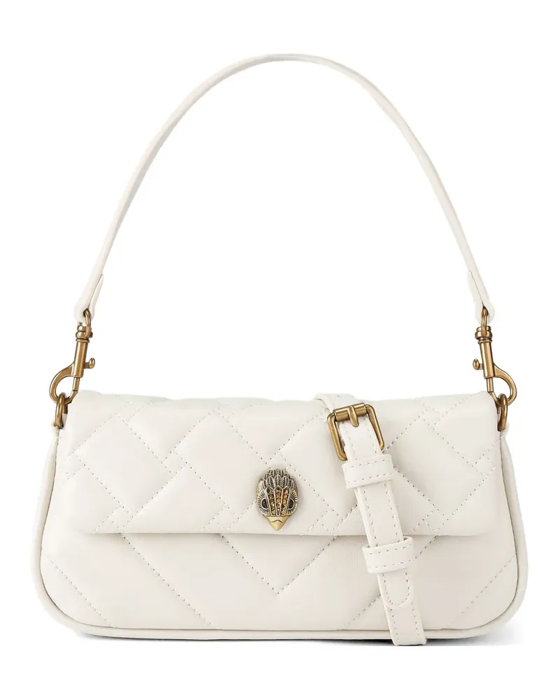 Kurt Geiger Pickle Clutch mit Steppung - Weiß Weiß