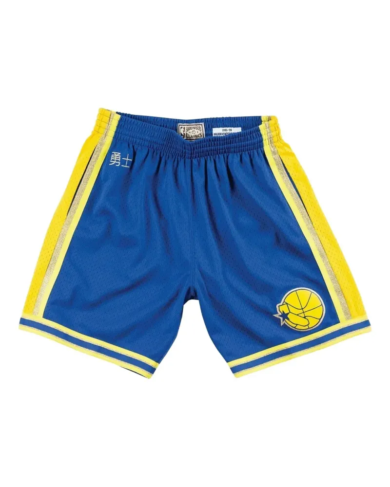 Mitchell & Ness NBA Chinese New Year 1995-96 Golden State Warriors Shorts - Blau Blau