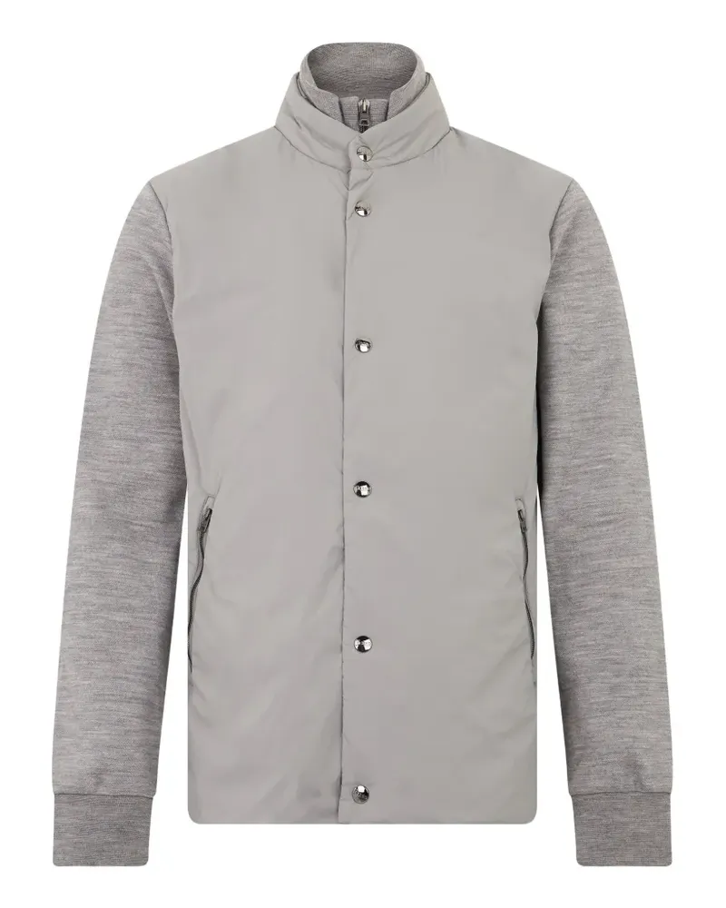 Herno Leichte Jacke mit Knopfverschluss - Grau Grau