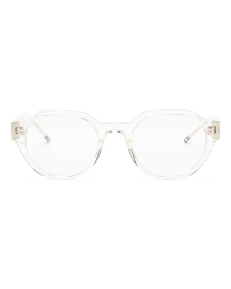 Thom Browne Brille mit rundem Gestell - Nude Nude
