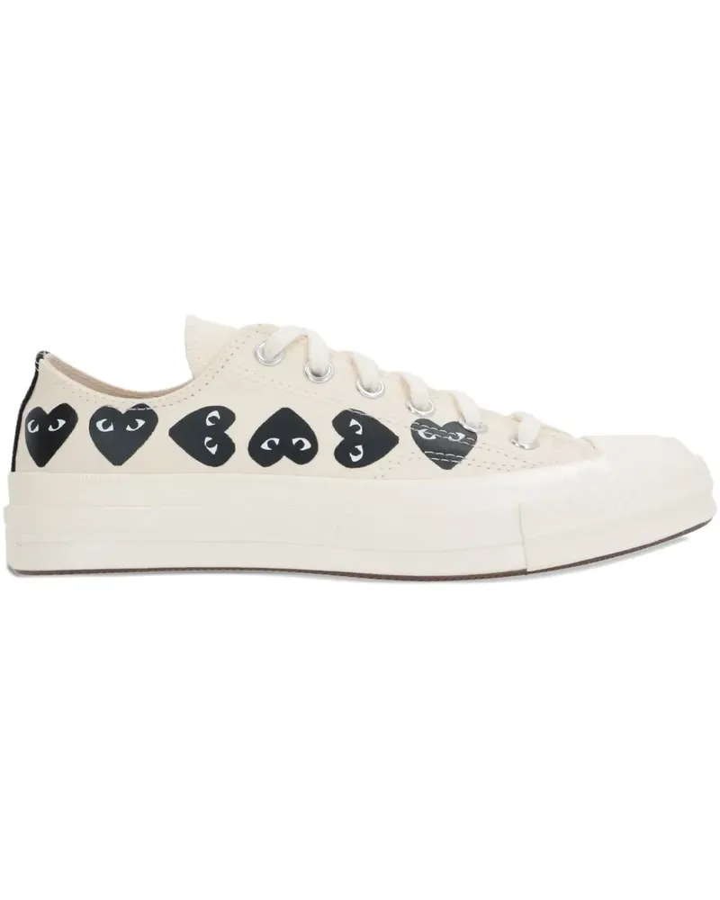 Comme des Garçons Chuck 70 Multi Heart Sneakers - Nude Nude