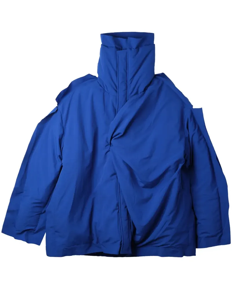 Bianca Saunders Kurze Outline Steppjacke - Blau Blau