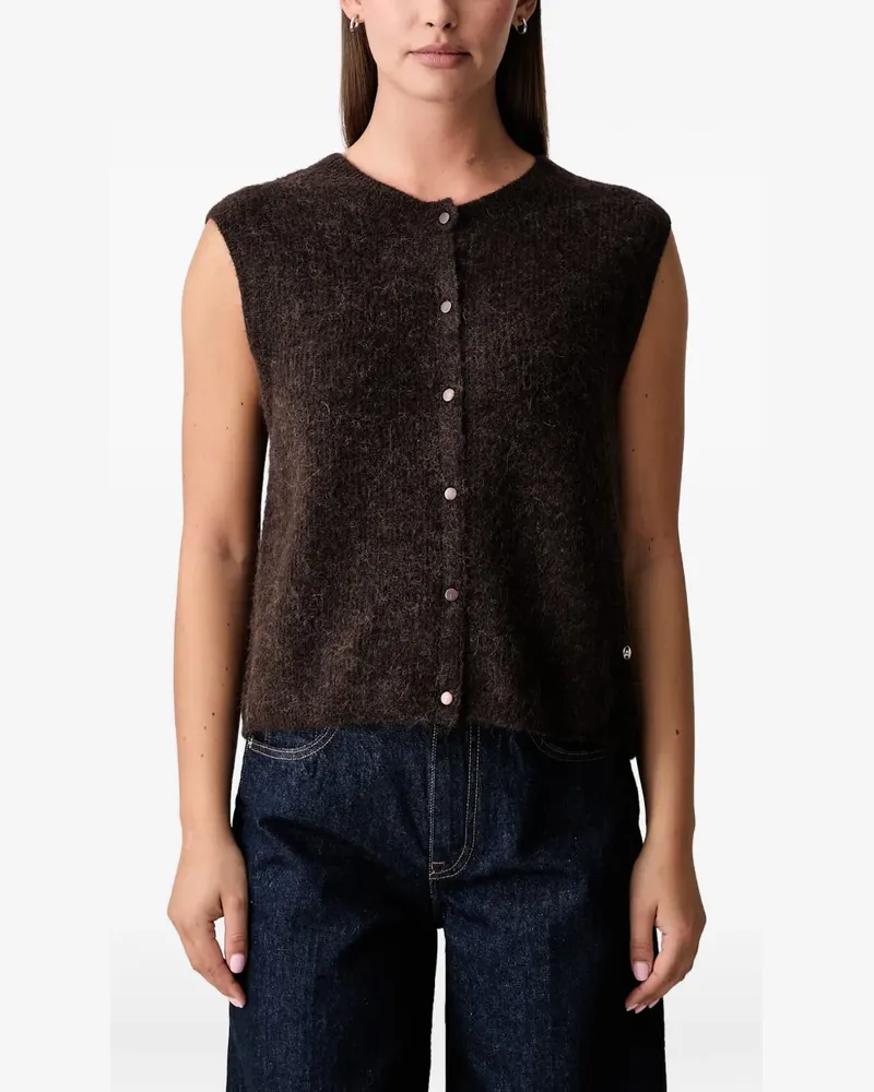 Mos Mosh MMAlmine vest - Braun Braun