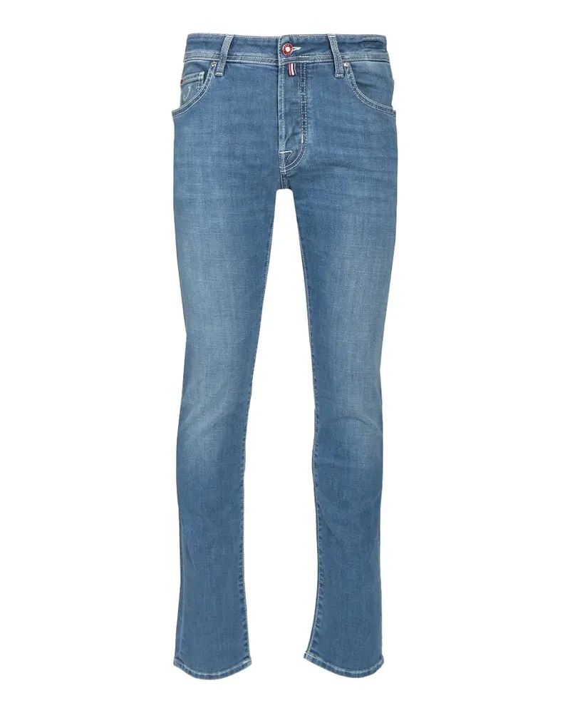 Jacob Cohën Jeans mit Ziernähten - Blau Blau