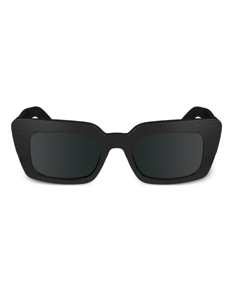 Calvin Klein Sonnenbrille mit eckigem Gestell - Schwarz Schwarz