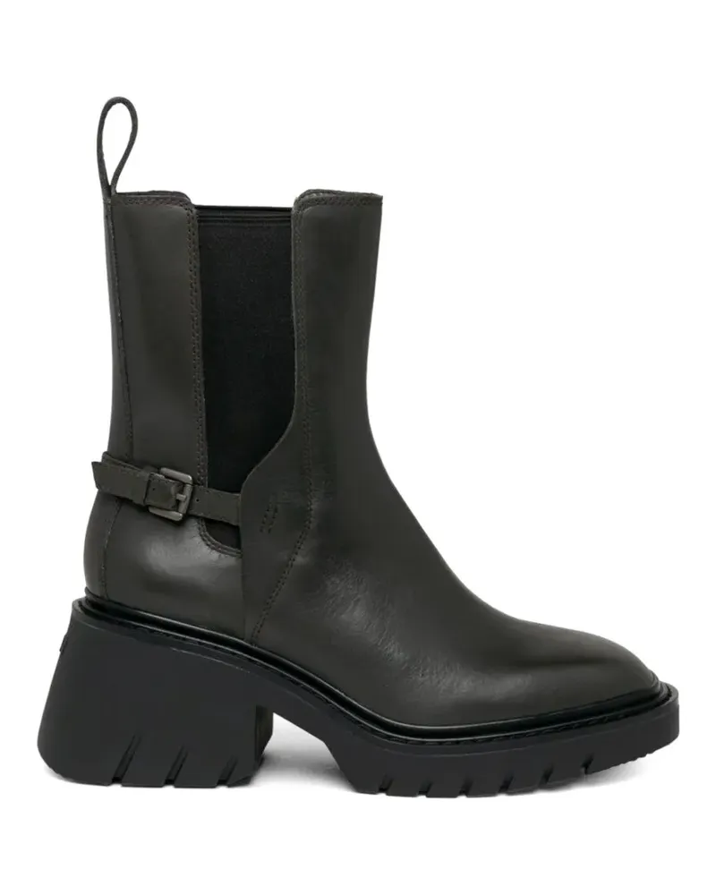 ash buckle strap boots - Schwarz Schwarz