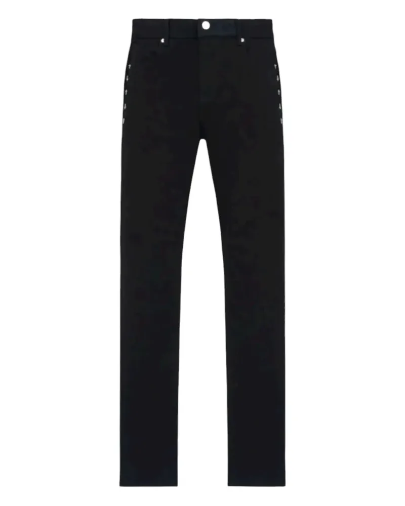 RTA Clayton embroidered jeans - Schwarz Schwarz