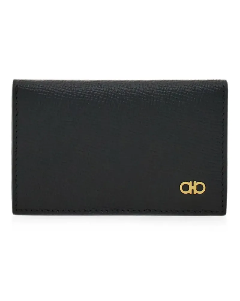 Ferragamo Micro Gancini Kreditkartenetui - Schwarz Schwarz