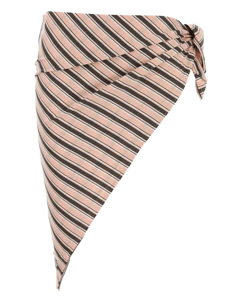 Prada Asymmetrischer Sarong - Nude Nude