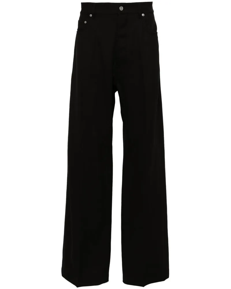 Rick Owens Geth Wide-Leg-Hose - Schwarz Schwarz