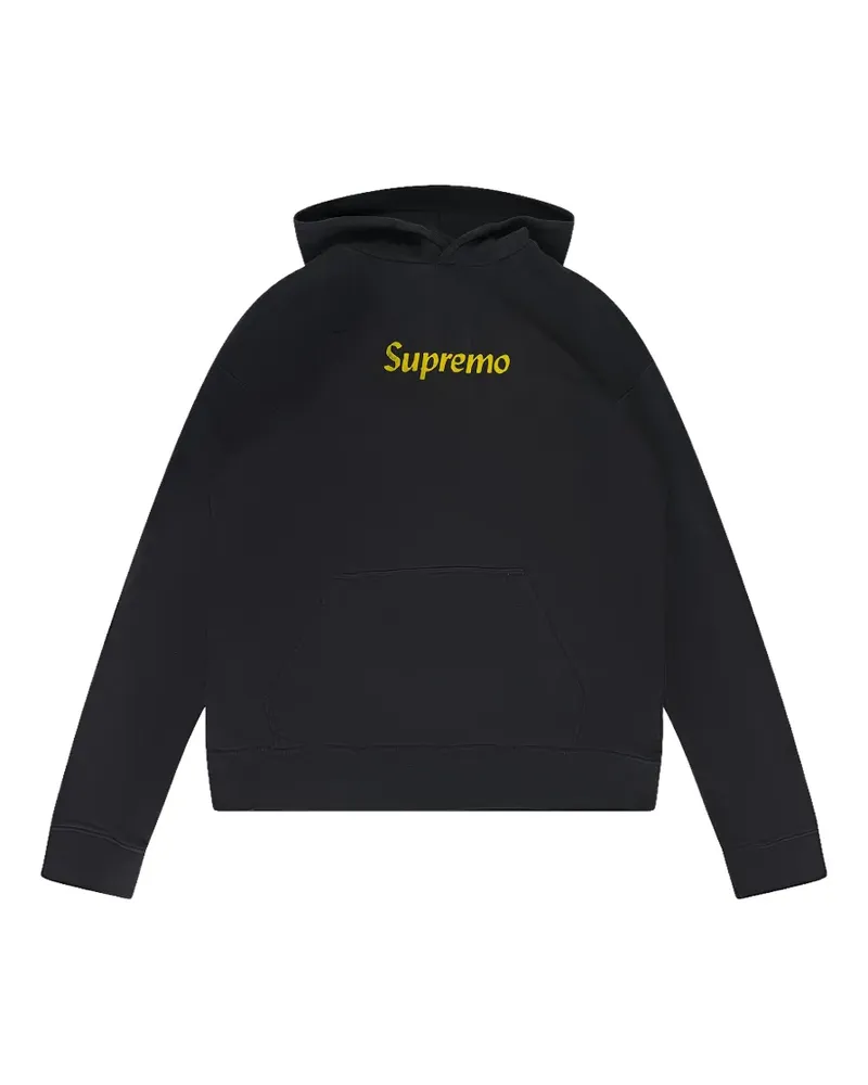 RHUDE Supremo kangaroo-pocket hoodie - Schwarz Schwarz