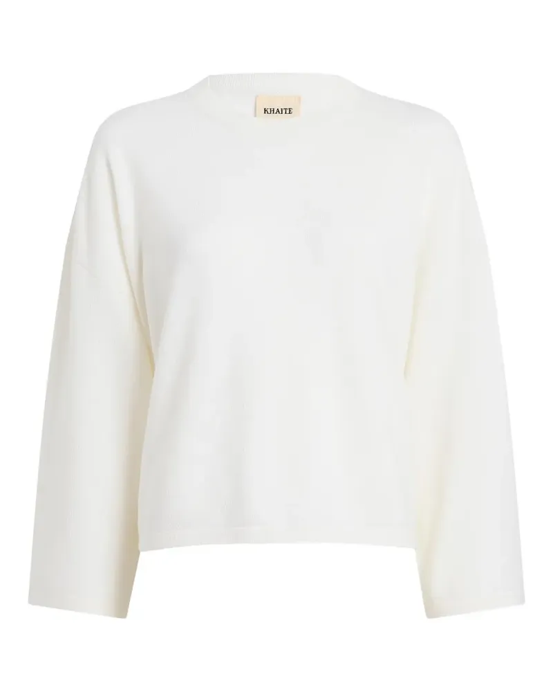 KHAITE Pullover mit rundem Ausschnitt - Weiß Weiß