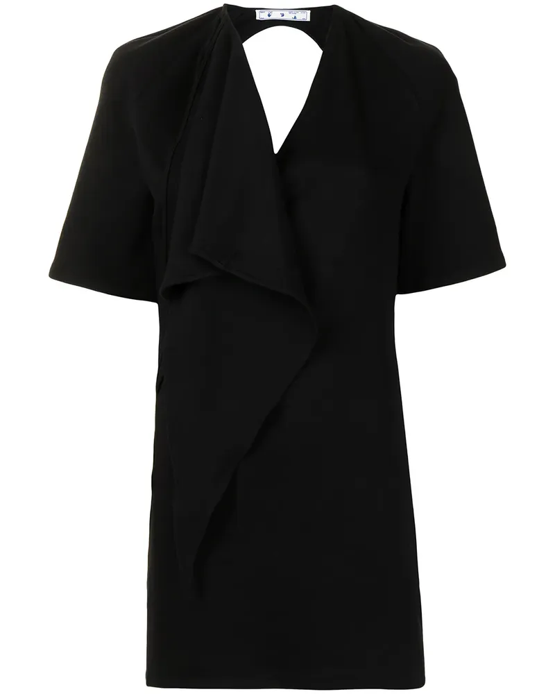 OFF-WHITE Kleid mit kurzen Ärmeln - Schwarz Schwarz