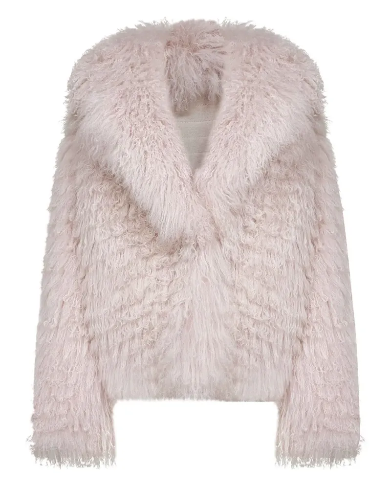 Simonetta Ravizza Wendbare Pelzjacke - Rosa Rosa
