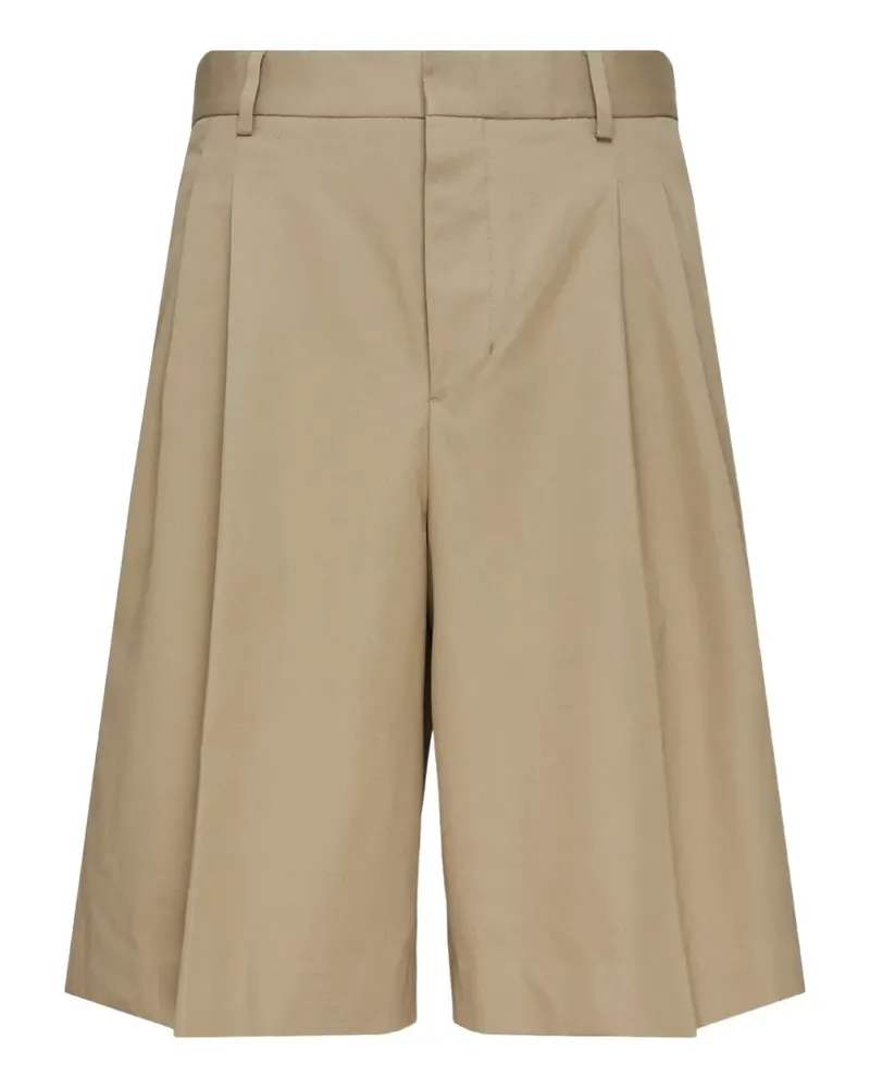 AMI Paris wide-leg tailored shorts - Nude Nude