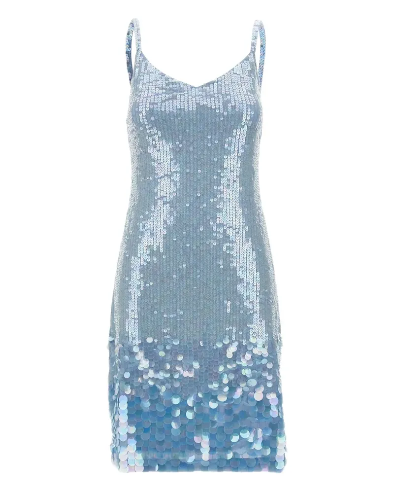 P.A.R.O.S.H. sequin-embellished midi dress - Blau Blau
