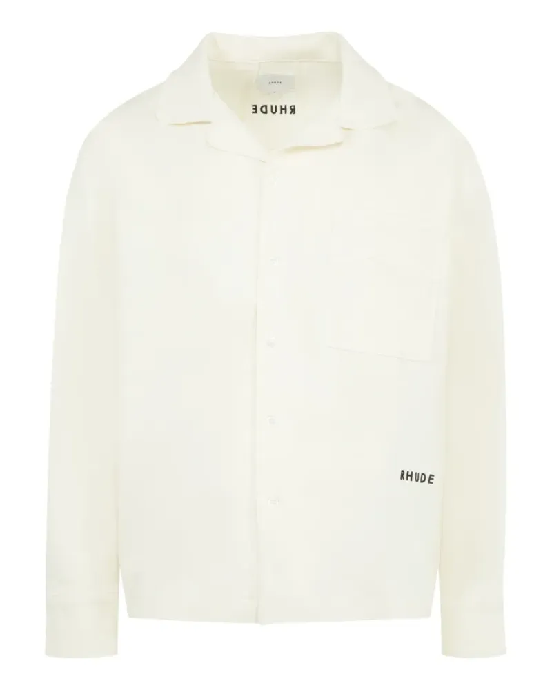 RHUDE pocket century shirt - Nude Nude