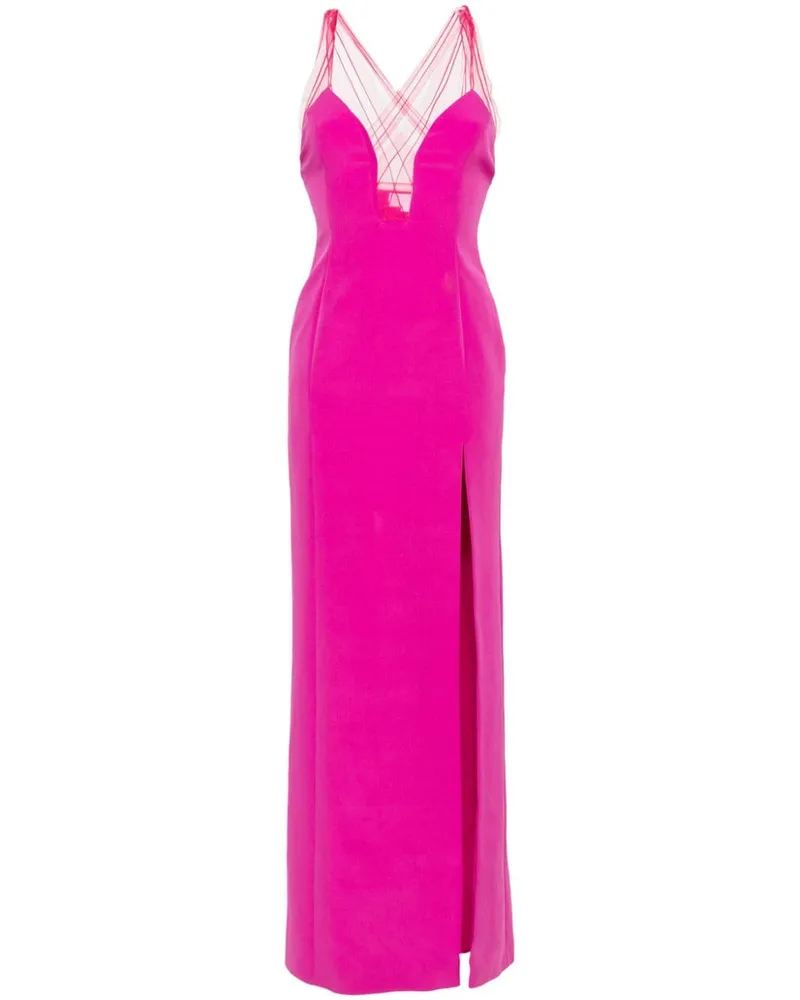 Genny Ärmelloses Maxikleid - Rosa Rosa