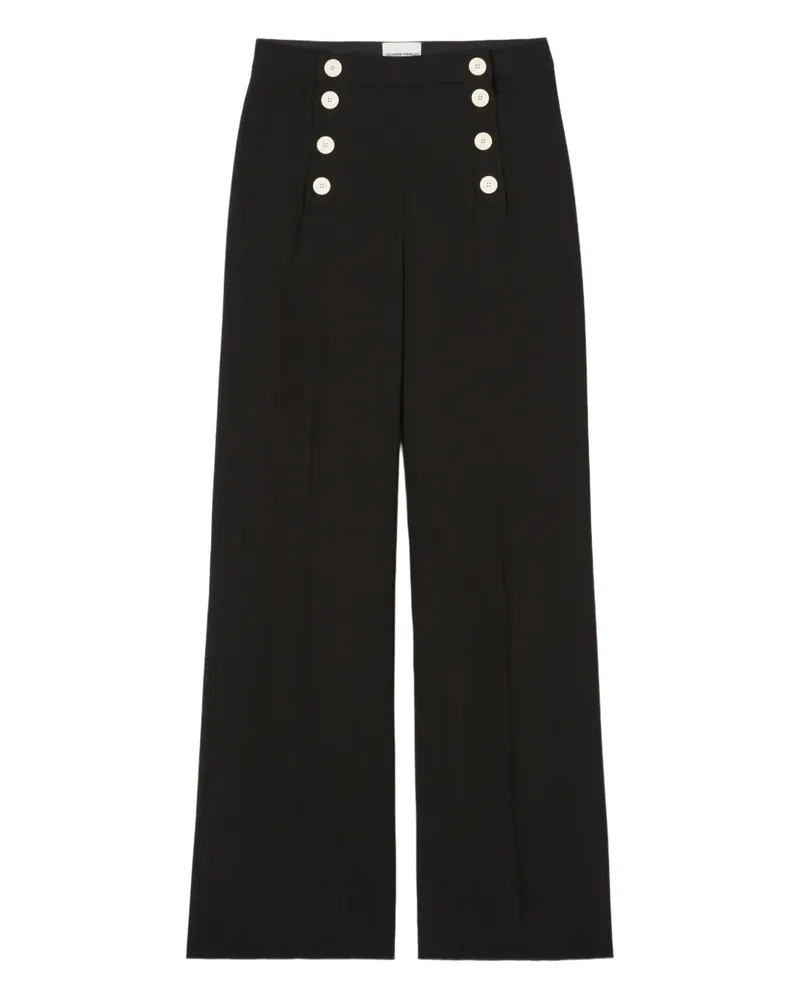 Claudie Pierlot Hose mit geradem Bein - Schwarz Schwarz