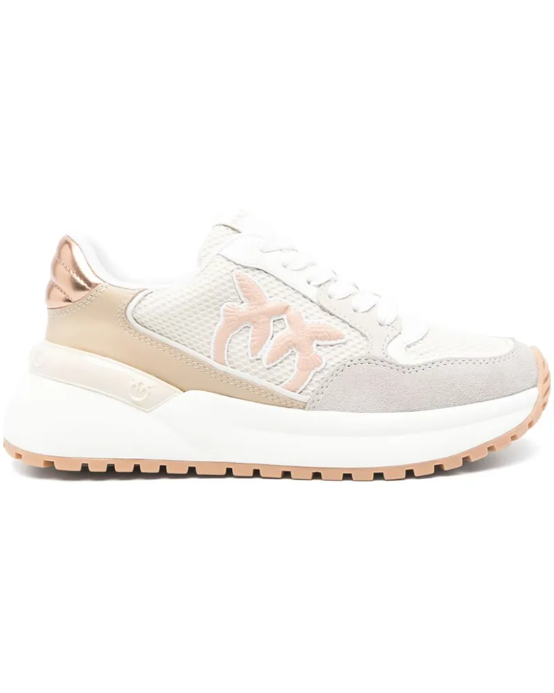Pinko Sneakers mit Love Birds-Applikation - Nude Nude