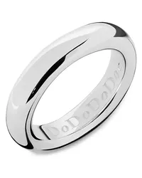 DoDo Asymmetrischer Essentials Sterlingsilber-Ring Silber