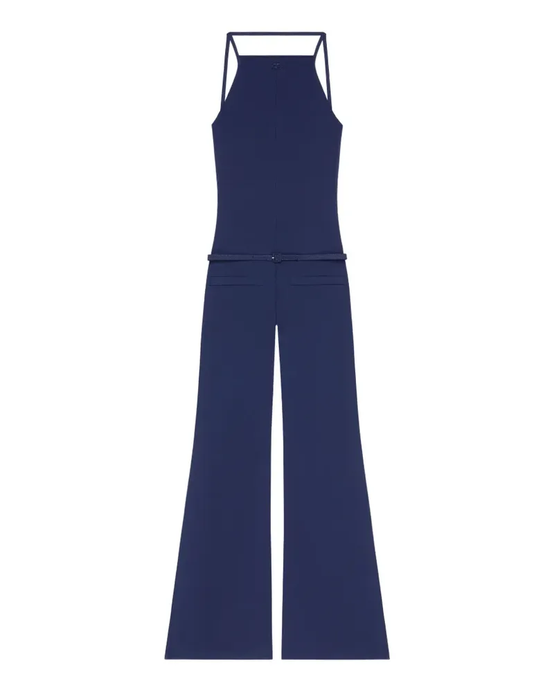 Courrèges Rückenfreier Jumpsuit - Blau Blau