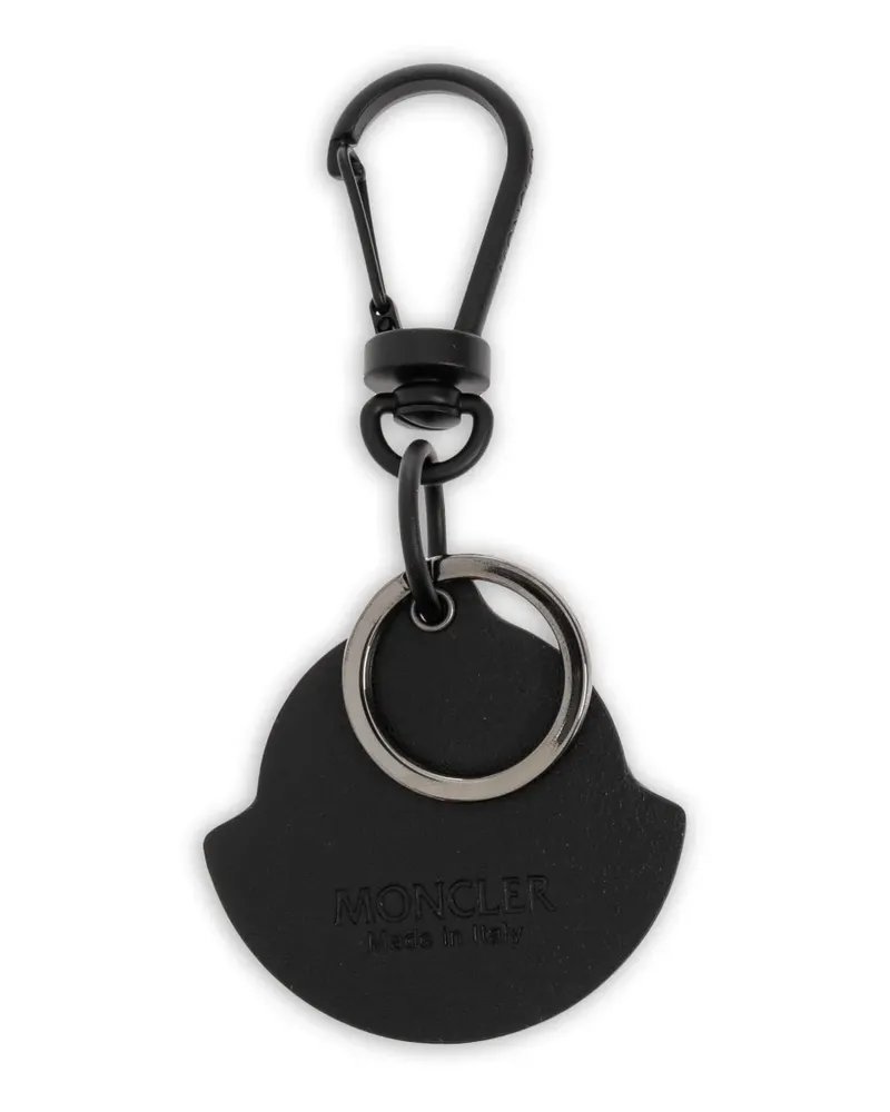 Moncler Schlüsselanhänger mit Logo - Schwarz Schwarz