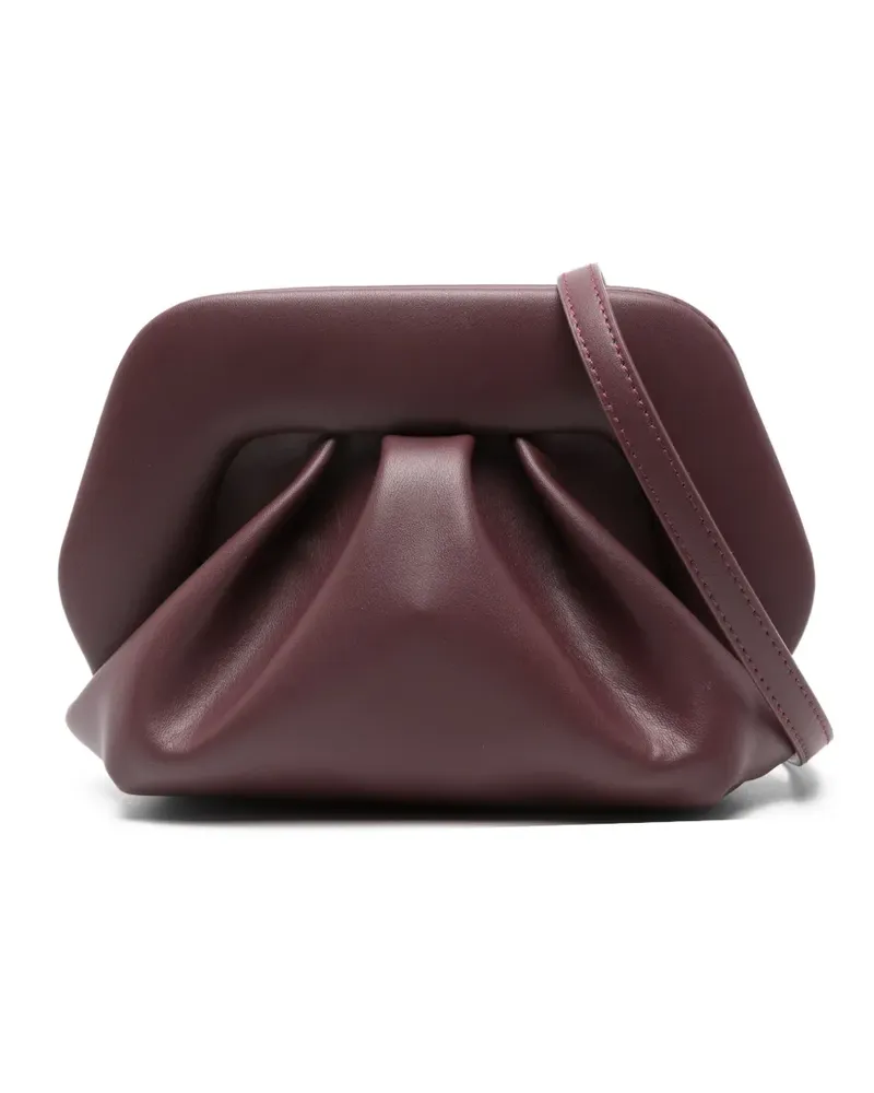 THEMOIRÈ Geraffte Clutch - Rot Rot