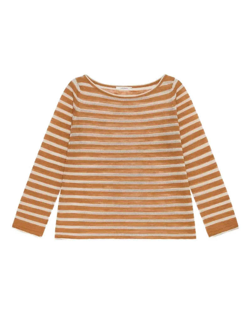 Maliparmi striped boat-neck T-shirt - Braun Braun