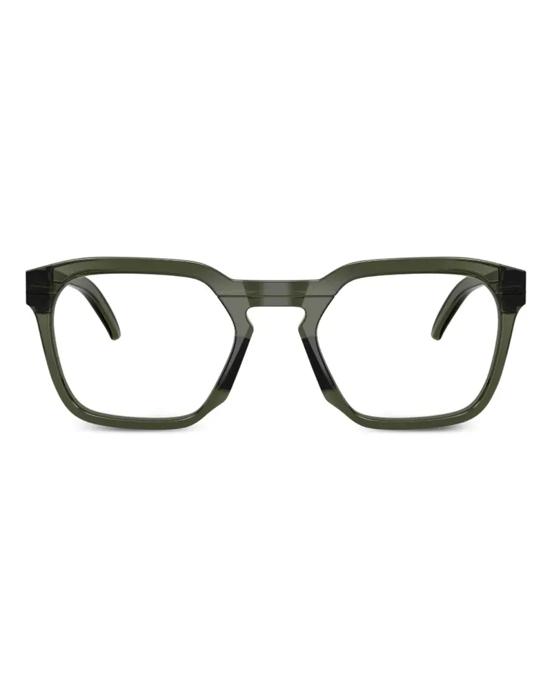 Oakley HSTN SQ geometric-frame glasses - Grün Grün