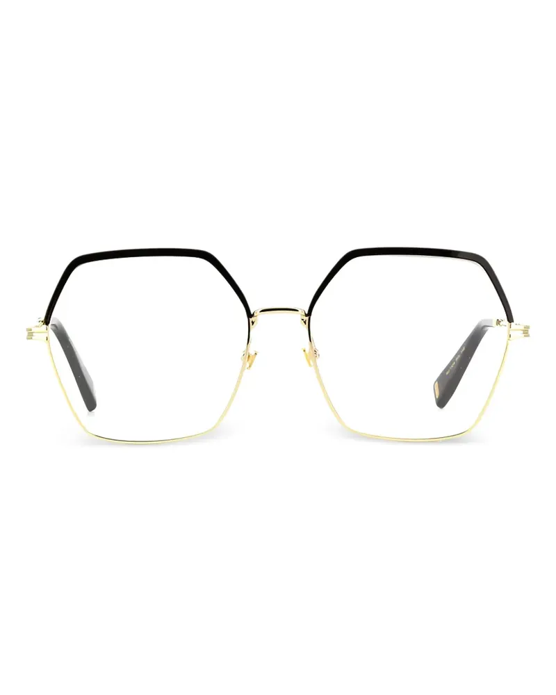 Marc Jacobs geometric-frame glasses - Gold Gold