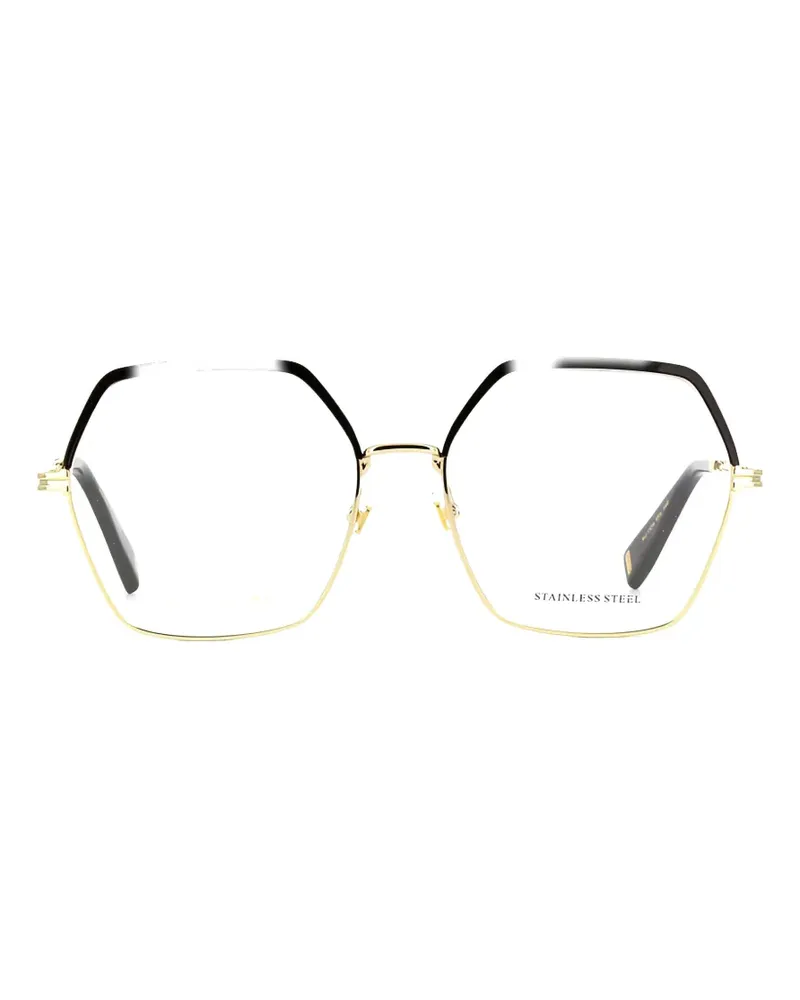 Marc Jacobs geometric-frame glasses - Gold Gold