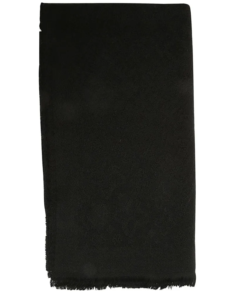 Tagliatore Gestrickter Schal - Schwarz Schwarz