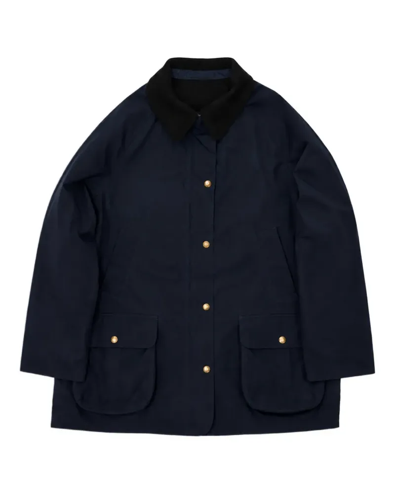 Fortela Floriane waxed-cotton jacket - Blau Blau