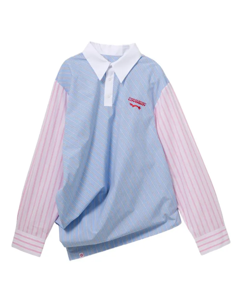 Charles Jeffrey Loverboy Topsy turvy shirt - Blau Blau
