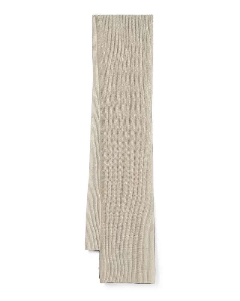 Pinko ribbed-knit scarf - Nude Nude
