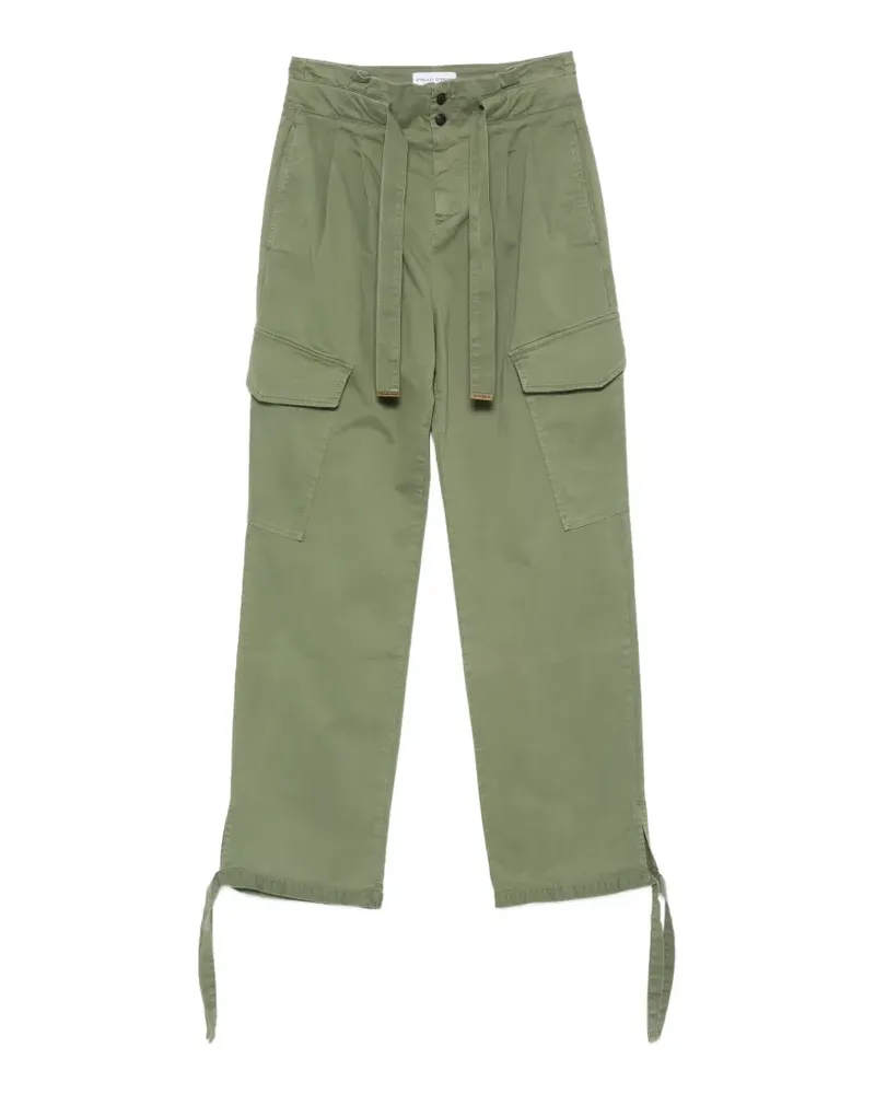 Pinko Coperto tie-waist cargo trousers - Grün Grün