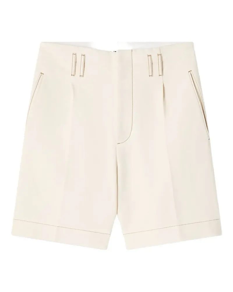 Lanvin Shorts mit Ziernähten - Nude Nude