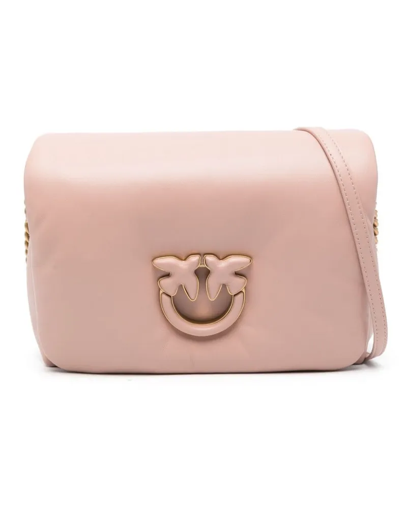 Pinko Classic Love Schultertasche - Rosa Rosa
