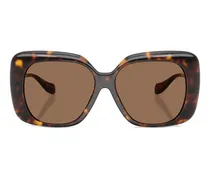 Eckige Medusa Sonnenbrille - Braun