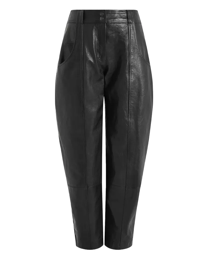 16ARLINGTON Alcea Hose aus Leder - Schwarz Schwarz